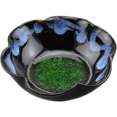 Song Ji Zhou kiln kiln agate glaze flower export commodity bowl antique porcelain ceramic decoration antique collection