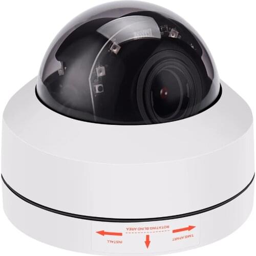Hamrolte PTZ Onvif IP Camera 5MP/2MP 4xZoom Auto Focus (2.8-12mm) Speed Dome Camera IP66 Waterproof Nightvision H.265 Hisee