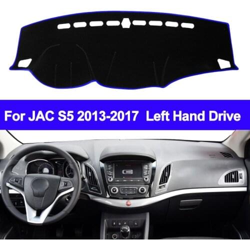 Car Dashboard Cover For JAC S5 2013 2014 2015 2016 2017 Dustproof Dashmat Pad LHD Dashboard Cover Carpet Dash Mat Sun Shade