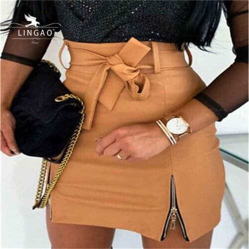 Женские юбки карандаш LINGAO China At AliExpress