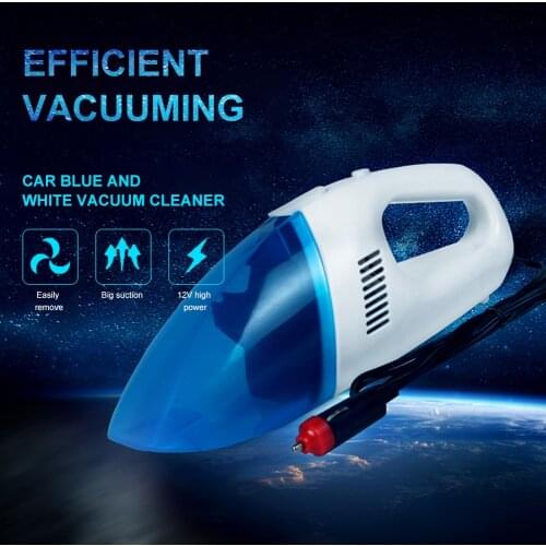 Mini Car Vacuum Cleaner 12V Lighter Powered Wet and Dry Dual Use Portable Dust Vacuum Cleaner Car Interior Cleaning Accessories