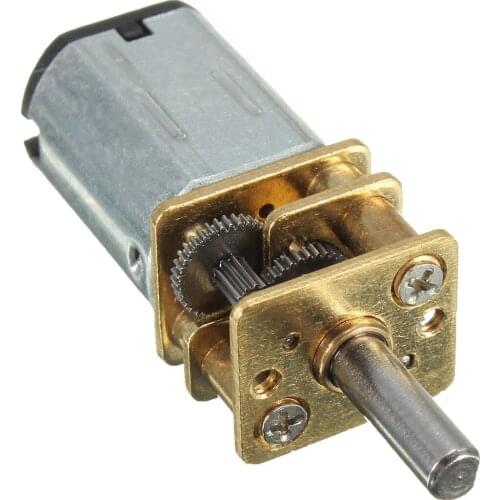 DC 6V 100RPM Mini Metal Gear Motor with Gearwheel 3mm Shaft Diameter Model:N20