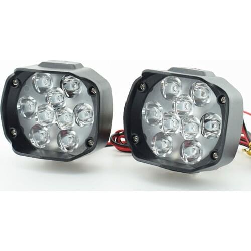 Motorcycle LED Headlight Car Headlamp Scooter Moto Fog Spotlight 12V LED 6500K White Motorbike Working Spot Light Head Lamp DRL