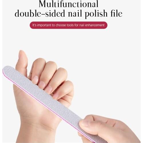 10pcs Nail Files Nail Rubbing Strips Polishing File Double-sided Polishing Sanding Strip Manicure Nail Art Accessories