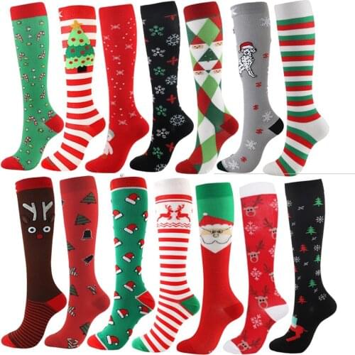 Christmas New Professional Sport Pro Cycling Socks Men Women Road Bicycle Socks Red Green Black Bike Racing Socks