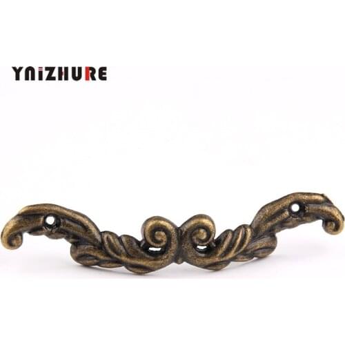 2pcs 85*15mm Antique Drop Pulls ChineseCabinet Push Pull Door Handle ChildrenFurniture Handles