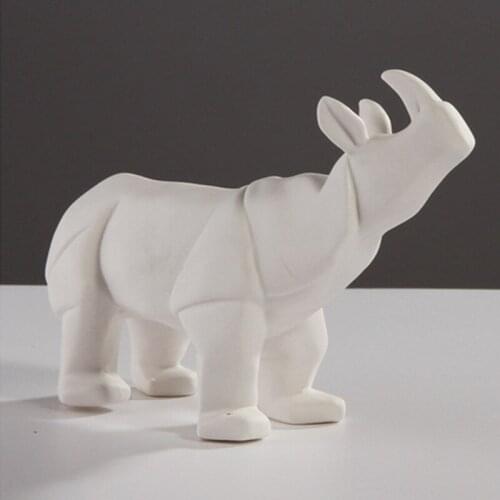 MODERN ABSTRACT SIMPLE ELEPHANT NORDIC STYLE LIVING ROOM TABLE WINE CABINET TEA TABLE DECORATION CREATIVE RHINO FREE SHIPPING