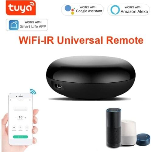 Tuya Smart Wireless WiFi-IR Remote Controller Automation Smart Home Infrared Remote Control Smart Life With Alexa Google Home