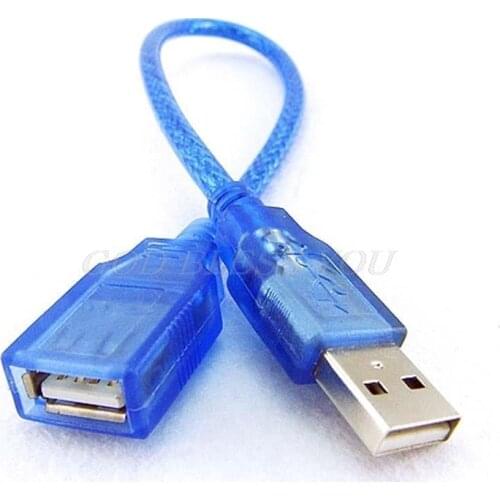 Newest Short USB 2.0 A Female To A Male Extension Cable Cord Drop Shipping