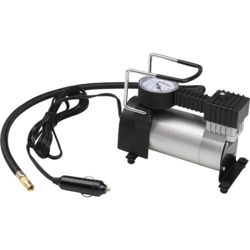 PRECISION AUTO Heavy Duty Portable Air Compressor Pump Car Tyre Auto Tire Inflator 12V 100PSI