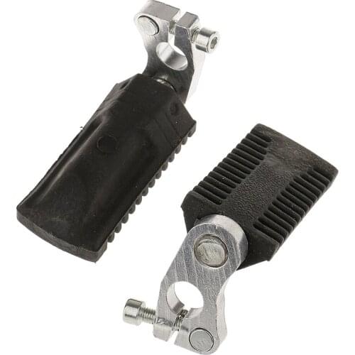 1 Pair Motorcycle Rear Passenger Reat Footpegs for 43cc 47cc 49cc Mini Pocket Bike - 12mm Stud