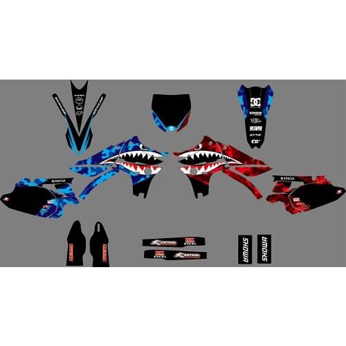 1008 Motorcycle Team Graphic & Backgrounds Decal Sticker Kits for Yamaha YZ450F 2010 2011 2012 2013