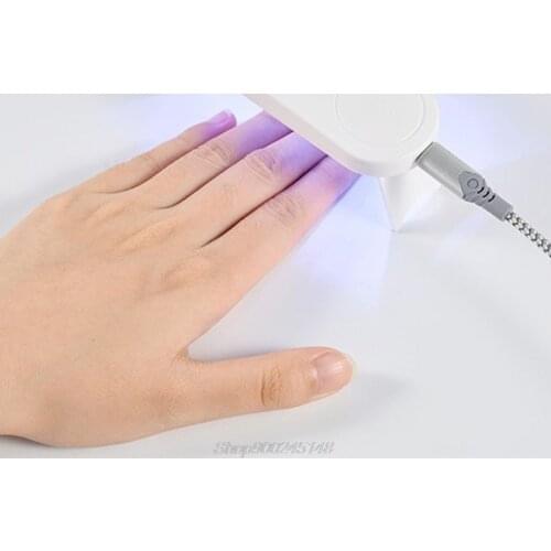 2Pcs 6W Portable Mini Mouse UV Dryer LED UV Resin Curing Lamp Nail Art UV Dryer USB Charge Jewerly Making Tools Au19 20 Dropship