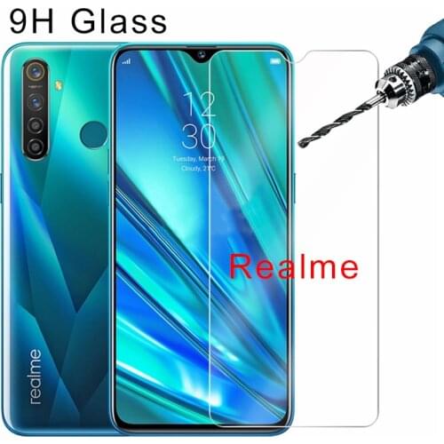 2PCS Seen Protector for Realme X2 Pro X Tempered Glass for Realme XT C1 C2 Clear Protective Glass for Realme U1 Q X2 Phone Film
