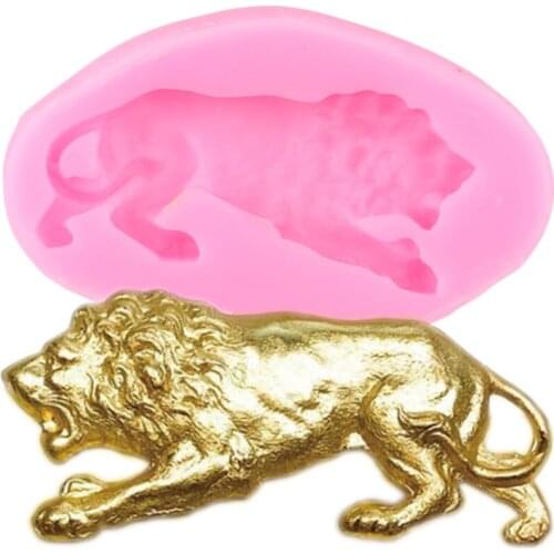 3D Lion Silicone Mold Animals Cupcake Fondant Cake Decorating Tools DIY Baking Candy Clay Chocolate Mould Jewelry Resin Moulds