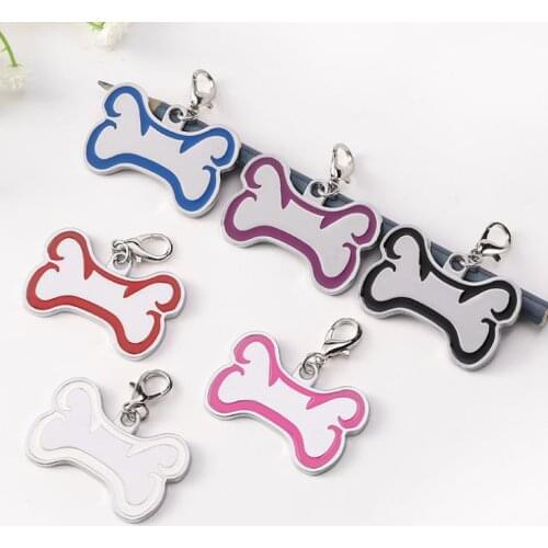 500pcs/lot Wholesale Novelty Big Dog Bone Tags Pet Tags,Mixed Colors Free Shipping Dog Id Tags,Personalized Tags SN1296
