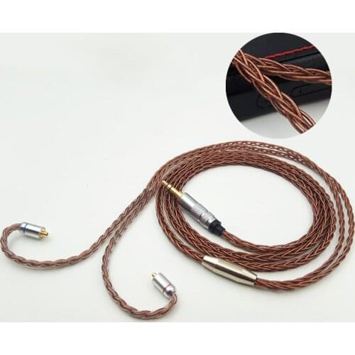 7N single crystal copper silver plated wire diy upgrade cable IE80 IM50 SE535 MMCX A2DC 0.78MM 2Pin