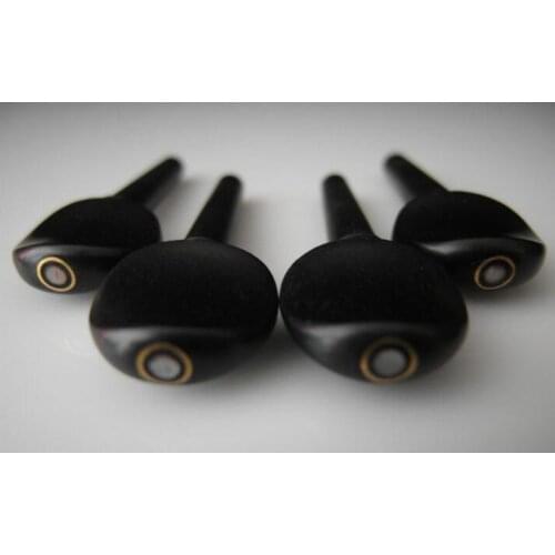 8pcs high quality Violin Pegs Ebony Violin Tuning Pegs 4/4, violin parts
