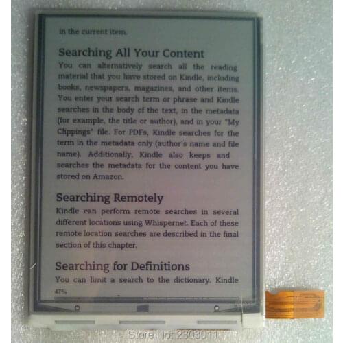 800*600 6'' e-ink screen for DNS AirBook EB603 ebook reader screen Display