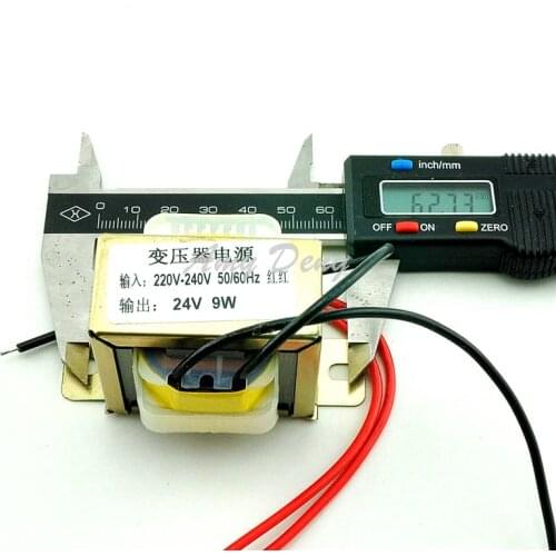9W single 24V power transformer input / output: 220V 50Hz: 24V
