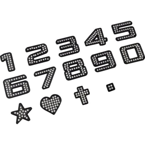 Car Styling Number Sticker Rear Trunk Letter Badge Metal Emblem for Renault Nissan Mercedes Benz Chervolet Volvo Volkswagen BMW