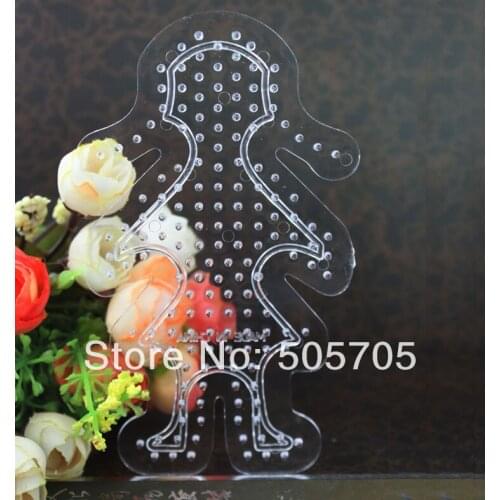 Free shipping SP05 girl pegboards patterns for 5mm hama beads perler beads DIY child toys
