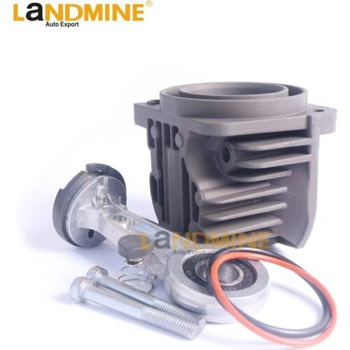 Free Shipping Air Suspension Air Pump Cylinder Head With Piston Ring Repair Kit For BMW X5 E53 A6 Q7 L322 4L0698007A