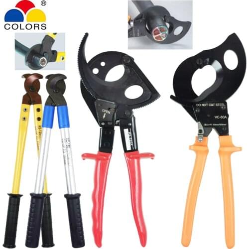 Large cable cutter pliers for 500mm2 copper and aluminum cables manual and automatic cutting pliers electrician hand tools