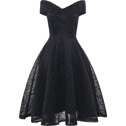 Lace Patchwork Summer Deep V-neck Lace Sexy Dress Women Elegant Vintage Party Dress Casual Office Ladies Work Dress Plus Size