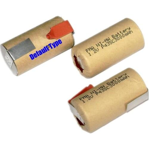 30Pcs Ni-MH Battery SC Sub C 1.2V 3000mAh for Power tools Model Toys Screw Drill