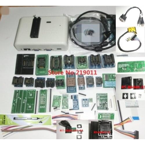 Newest Software ORIGINAL RT809H+35 ORIGINAL ADAPTERS WITH CABELS EMMC-Nand FLASH Extremely fast universal Programmer