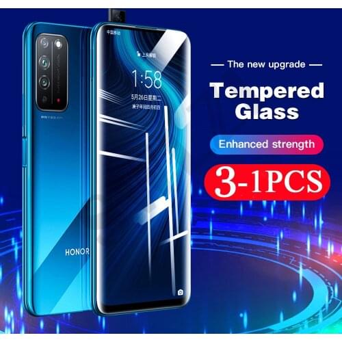 3-1Pcs film for Honor Play 5 4 pro 5T Youth 4T X10 Max 9X lite 9N 9i 9A 9C 3 3E Tempered glass protective phone screen protector