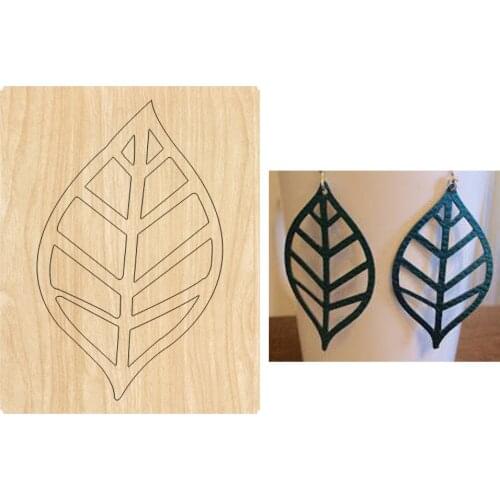 Leaves Earring Cutting Dies for DIY Craft-Teardrop Handmade Craft- Wood