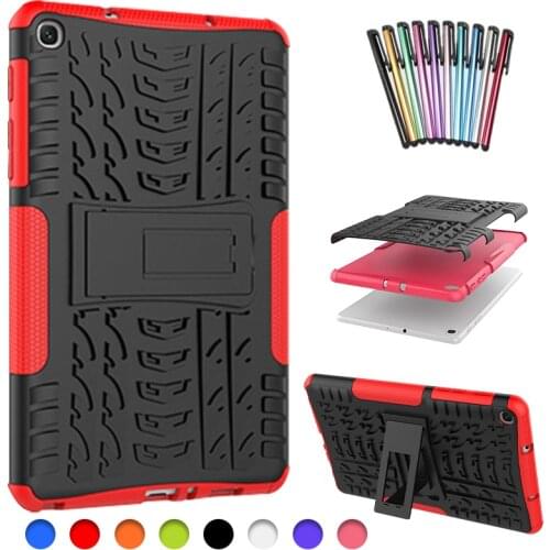 Cases for Samsung galaxy Tab A 10.1 2019 T510 T515 Tab A 2016 T580 T585 Silicon PC Back Cover Stand Shockproof Heavy Duty Case