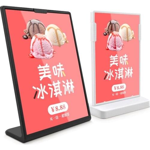 A6 clear acrylic tents menu card paper stand table sign holders poster display stand frame