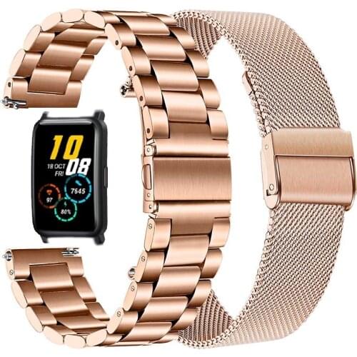 Stainless Steel Strap For Honor Watch ES Smart Watch Band Metal Replaceable Bracelet Straps For Huawei Honor ES Wristband Correa