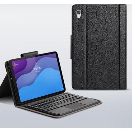 Luxury PU Leather Magnetic Cover for Lenovo Tab M10 HD 2nd Gen TB-X306F TB-X306X Funda Wireless Bluetooth TouchPad Keyboard Case