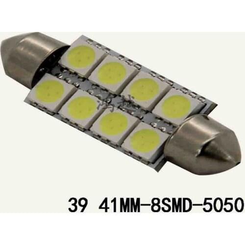 Led Double Tip 5050 8smd Three Chip Width Lamp Roof Lamp License Plate Light Reading Lamp (single Price) Car Accessories