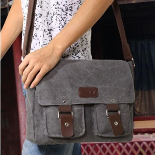 1 Pc Leisure Single Shoulder Bag Canvas Bag For Crossbody Bag Postman Bag Handbags Hot Sale