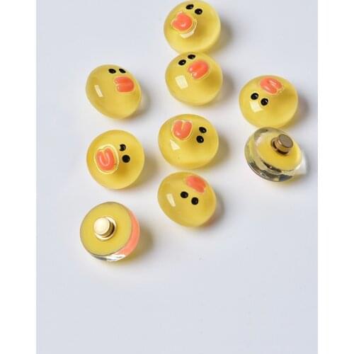 10 pcs nail can be rotated cartoon jewelry transfer drill transparent three-dimensional nail cute rabbit bear small accessories