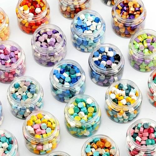 180Pcs Sealing Wax Seal Beans Stamp Beads for Vintage Craft Envelope Wedding Wax Seal Ancient Sealing Wax Stamp Making Tools