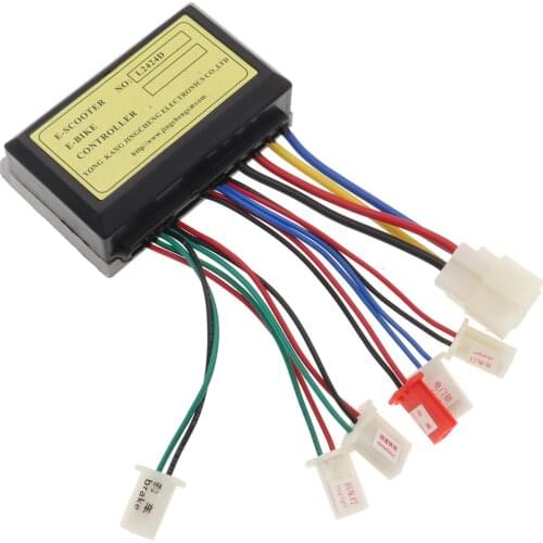 24V 250W Motor Brush Controller for EV Electric Bicycle Scooter E-Bike