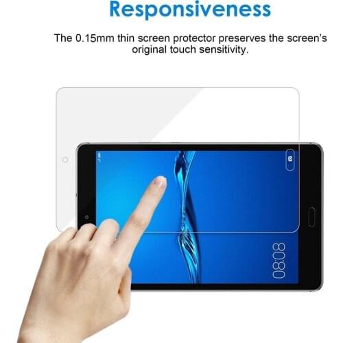 3Pcs Tablet Scratch Proof Explosion-proof Screen Guard For Huawei MediaPad M3 Lite 8 CPN-W09 AL00 Clear PET Screen Protector