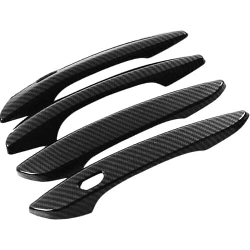 4Pcs Car Carbon Pattern Styling Car Out Door Handle Cover Trim for Mazda Cx-30 Cx30 2020
