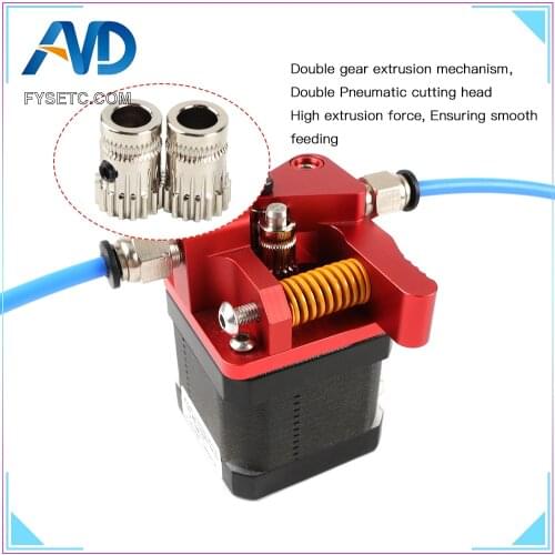 MK8 Extruder Btech Dual Direct Drive Dobule Pulley Extruder Kit For CR-10S CR10S PRO Ender-3 Ender-3PRO Ender 5 Tornado