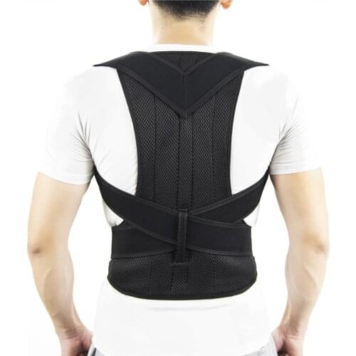 Back Waist Posture Corrector Adjustable Corset Back Correction Shoulder Lumbar Brace Support Adjustable Waist Trainer Belt