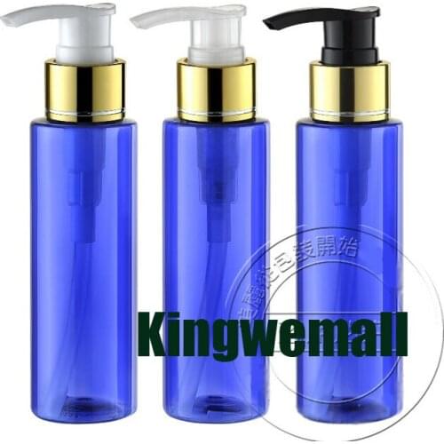 Cosmetics Bottle Beauty Container Professional Makeup Packaging Plastic Blue Accessories Empty Pump Travel Shampoo Dispenser