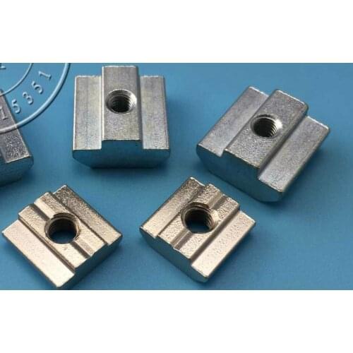 200pcs/pack M4 M5 M6 M8 M10 square T nut apply 45 Profile Fastener connector