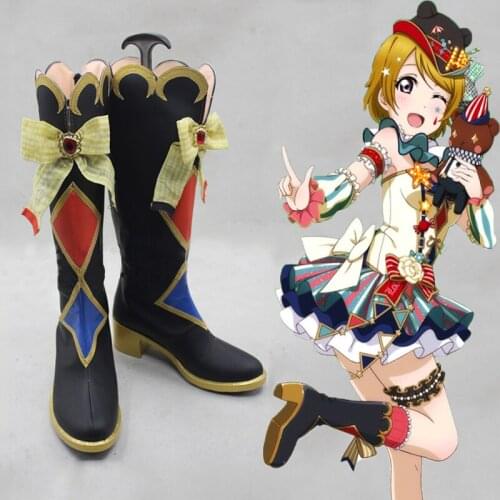 Love Live Cosplay Shoes Circus Ver Cosplay Shoes Boots Halloween Party Hanayo Koizumi Kotori Minami Cosplay Costumes Boots Shoes