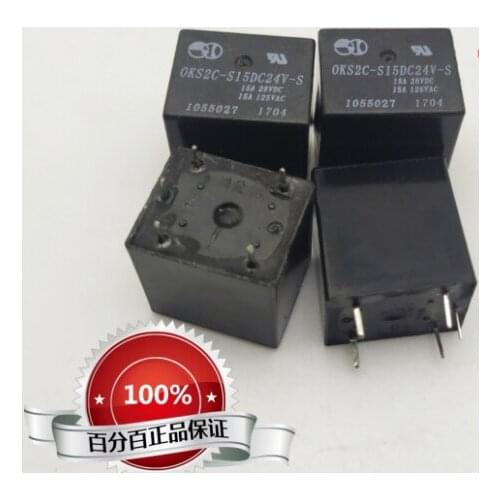 Original & New 5/PCS/10PCS Relay OKS2C-SDC24V-S 24V OKS2C SDC24V S 24VDC 5PINS 15A